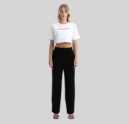 LYKAN CROP TOP WHITE W