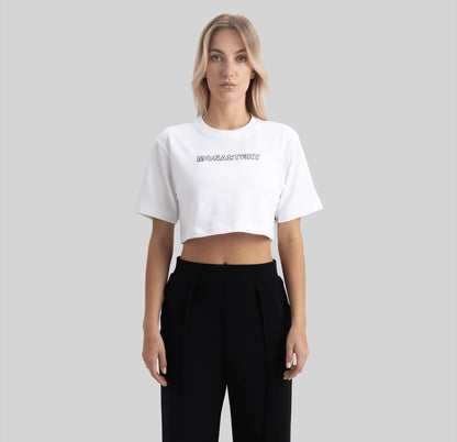 LYKAN CROP TOP WHITE W