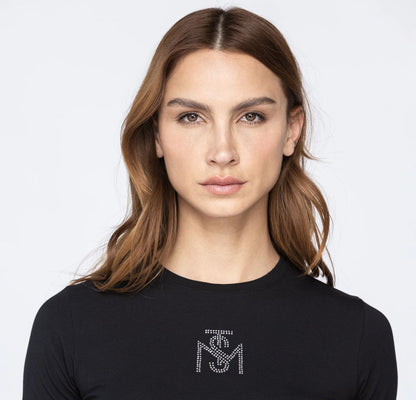SHINE T-SHIRT BLACK W