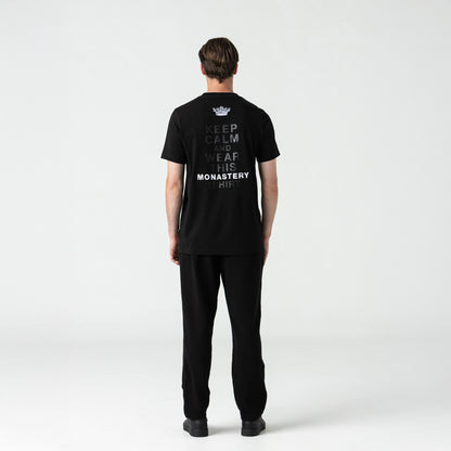 ZHOMIN T-SHIRT MEN BLACK